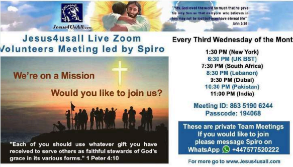 Want to become a volunteer? Join us in our next Volunteers Meeting