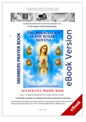 54-Day Rosary Novena Members Prayer eBook